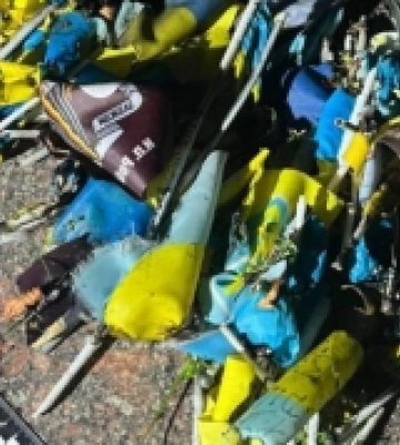 В Одесі затримали молодика, який вчинив наругу над прапором України та крадіжку в пункті обміну валют