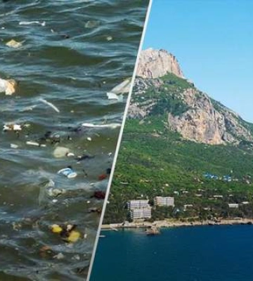 Побережье Крыма из-за деятельности оккупантов приближается к экологической катастрофе