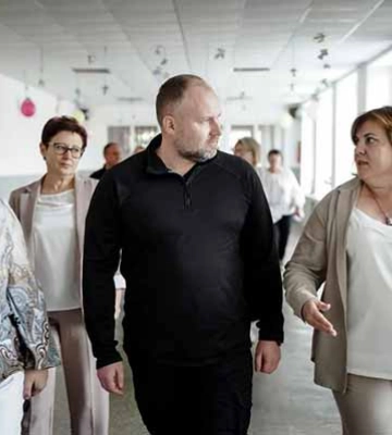 Філіп Пронін перевірив, як організований навчальний процес у школах Оржицької та Новооржицької громад