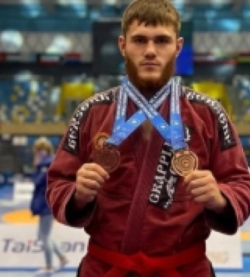 Спортсмен із Волині здобув дві бронзові медалі на чемпіонаті світу з грепплінгу