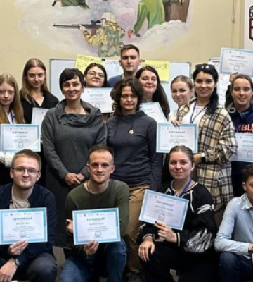 У Будинку воїна молодь Львівщини пройшла тренінг із взаємодії з ветеранами