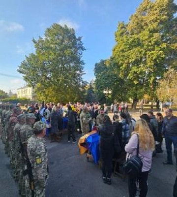 Полтавська громада провела в останню дорогу загиблих Героїв