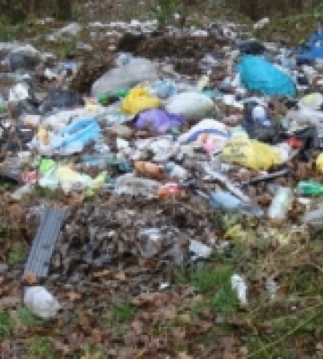 На Рівненщині ліквідували стихійне сміттєзвалище