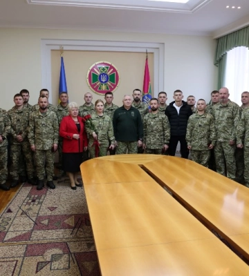 Одеських прикордонників нагородили вогнепальною зброєю