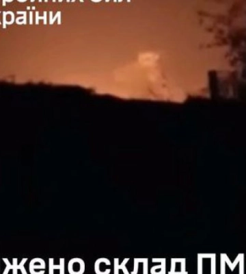 В окупованих Ровеньках на Луганщині вночі лунали вибухи: у мережі повідомляють про пожежу на нафтобазі