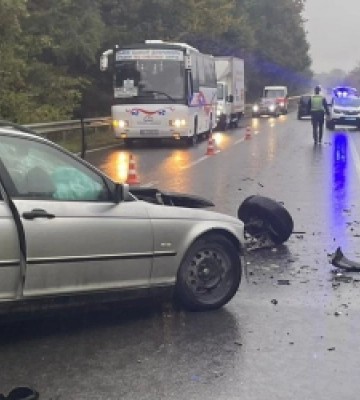 Два BMW не розминулись на Львівщині: травмований один із водіїв