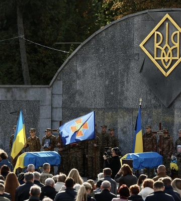 У Львові прощалися із зятем Ірини Фаріон, який загинув на фронті