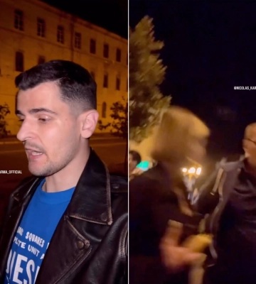 Приставили пістолет до шиї: У Полтаві до блогера Ніколаса Карми чіплявся місцевий військком Логвиненко