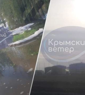 Нафтобаза у Феодосії майже повністю знищена - соцмережі