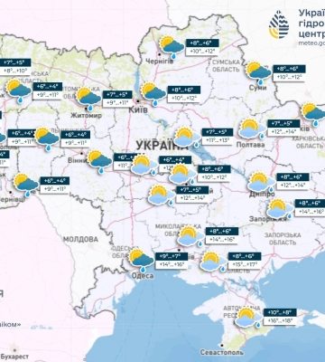 Багато дощів, вітер та похмура погода: прогноз від Наталки Діденко на 15 жовтня
