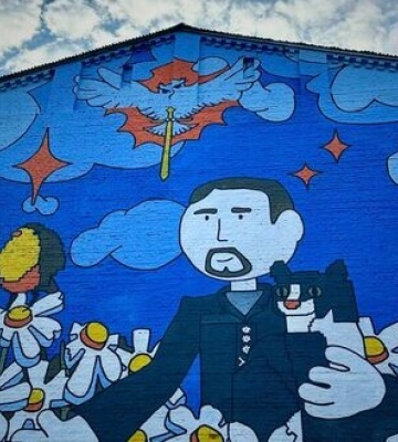 У Києві з’явився новий мурал з очільником ГУР Будановим. ФОТО