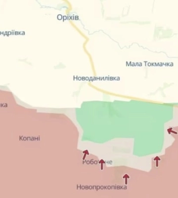 Загарбники планують взяти під вогневий контроль логістичні шляхи на Запоріжжі