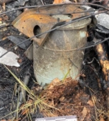 Нерозірвану бойову частину шахеда знешкодили на Рівненщині (ФОТО, ВІДЕО підриву)