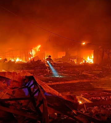 Нищівний удар по Миколаєву ракетами типу С-300