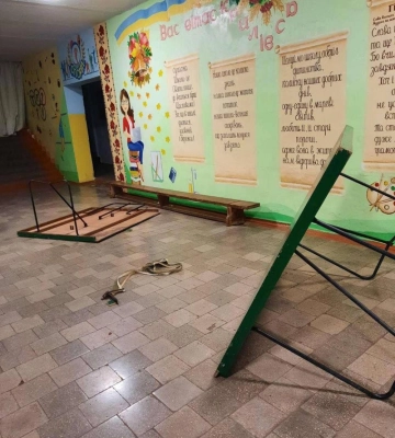 На Рівненщині вночі учні вчинили погром у навчальному закладі