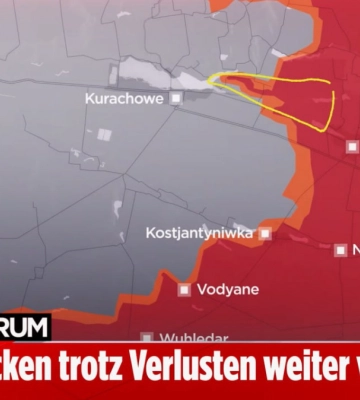 Российские войска подошли на 2 километра к городу Курахово Донецкой области — аналитик BILD