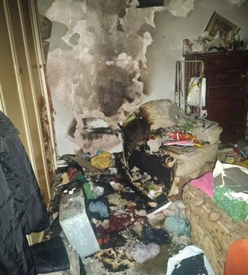 В Ужгороді під час пожежі в квартирі постраждала власниця