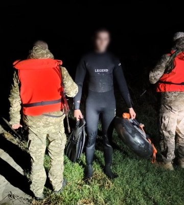 Неудачный побег: в Одесской области мужчина пытался доплыть в Молдову