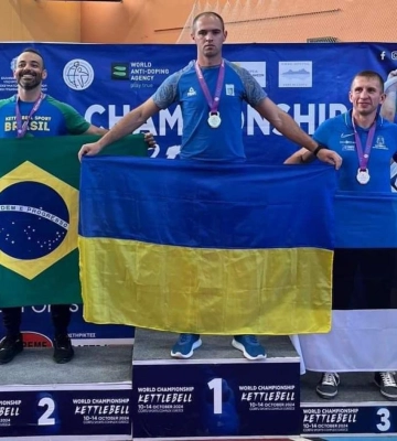 Спортсмен з Рівненщини став чемпіоном світу з гирьового спорту