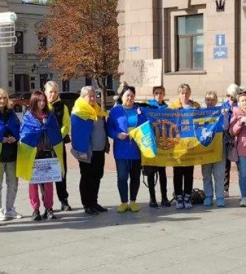 У Миколаєві відбулася акція на підтримку 123-ї бригади тероборони (ФОТО)