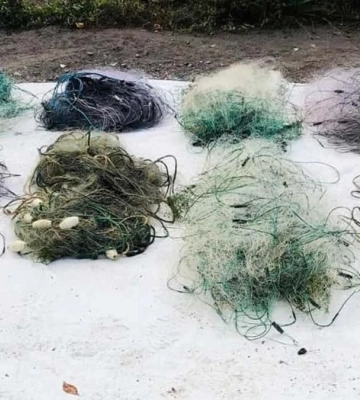 Могли завдати збитків на понад 603 тисячі гривень: на Херсонщині затримали чоловіка, який незаконно ловив рибу