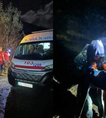 ДСНС врятували жителя Миколаївщини, який чотири дні блукав горами