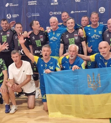 Збірна України з волейболу здобула «бронзу» на всесвітньому турнірі в Іспанії серед ветеранів