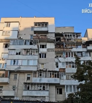 Наслідки нічного обстрілу Херсона (відео)