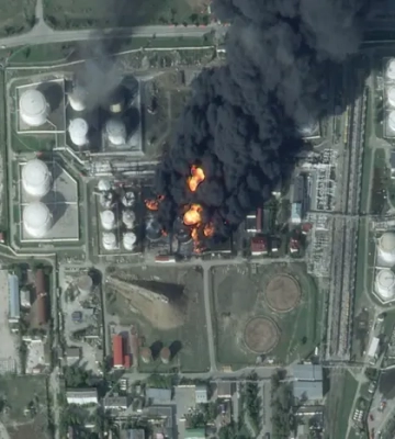 В британской разведке проанализировали удар по российской нефтебазе в Феодосии