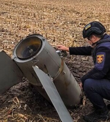 На Київщині фермер знайшов залишки російської ракети С-300