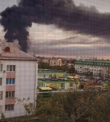 Через пожежу на нафтобазі у Феодосії запроваджено режим техногенної надзвичайної ситуації. ФОТОрепортаж