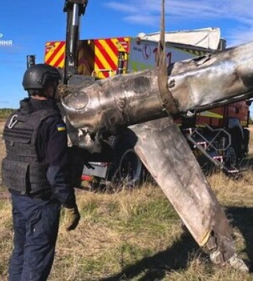 На Київщині сапери ДСНС вилучили залишки ракети X-55. ФОТО