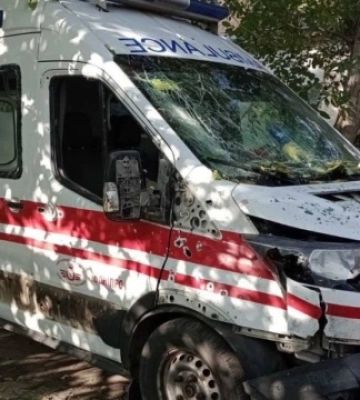 Загарбники атакували з дрона «швидку» на Херсонщині