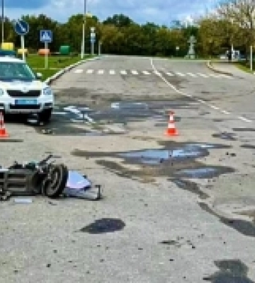 У Первомайську на Миколаївщині авто зіткнулося з електромопедом