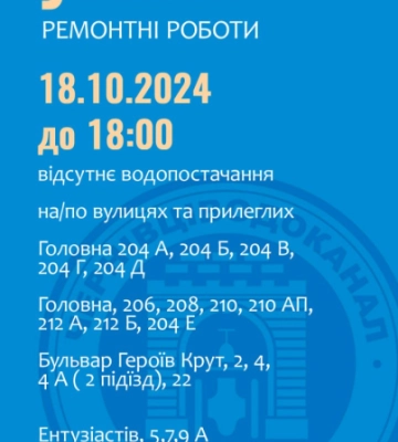 Низка багатоповерхівок у Чернівцях до вечора знову без води