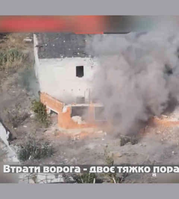У Вовчанську гвардійці знищили місце відпочинку російських окупантів (відео)