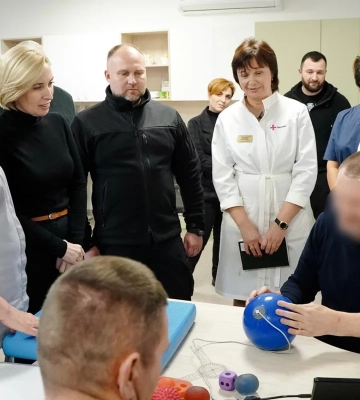 Заступниця керівника Офісу Президента Ірина Верещук відвідала реабілітаційний центр "Recovery" та Ветеранський простір у Полтаві