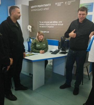 Первый центр рекрутинга ВСУ начал работу в Ровенской области