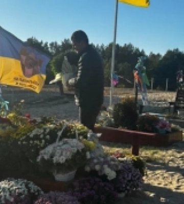 У Здомишлі вшанували пам'ять загиблого солдата ЗСУ Миколи Харковця