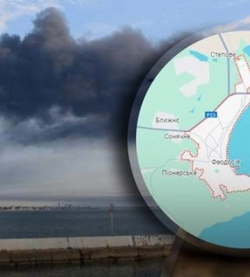 Где расположена Феодосия, в которой ВСУ поразили наибольшую нефтебазу в оккупированном Крыму