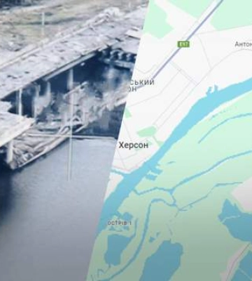 Россияне взорвали мост в Алешках, ожидая наступление ВСУ на Херсонщину, –&quot;Атеш&quot;