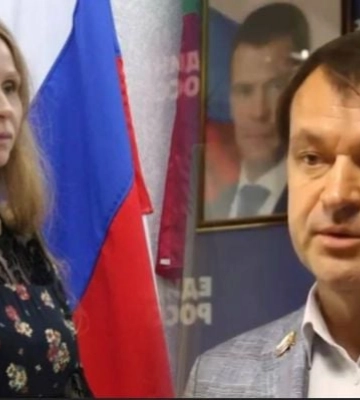 В Мелитополе депутат-единоросс пиарится, пока его жена-художница учит детей рисовать “героев СВО” (Фото, скрины)