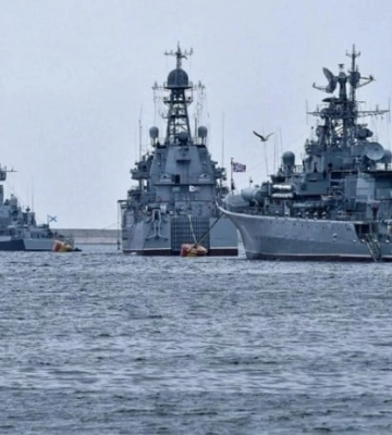 Оккупанты признали, что передислоцировали Черноморский флот из-за атак украинских дронов