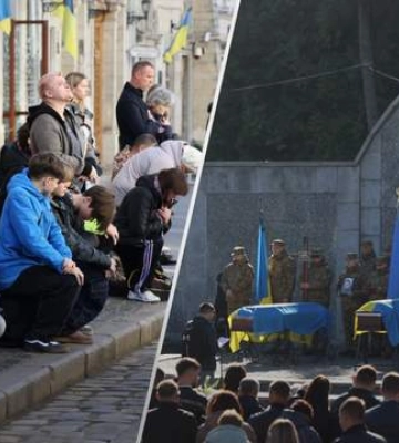 Воспитательница в саду и добровольцы: во Львове попрощались с тремя защитниками