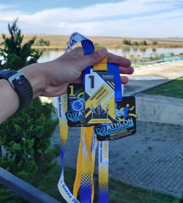 Полтавка Софія Бондаренко виборола перше місце на чемпіонаті України з дуатлону