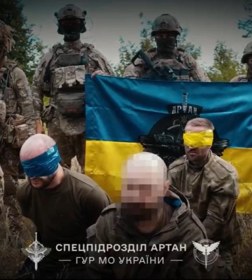 Группу российских «мотострелков» взяли в плен на Харьковщине (видео)