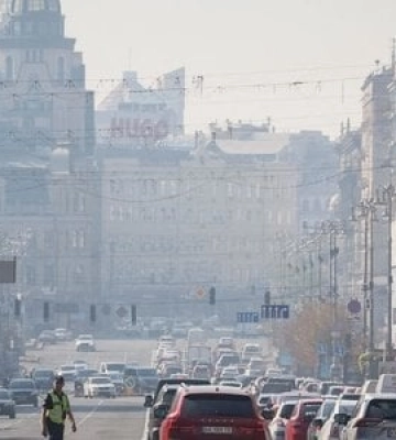 В Киеве вновь зафиксирован повышенный уровень загрязнения воздуха