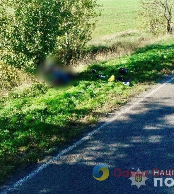 В Одеській області мотоцикліст убився об дерево