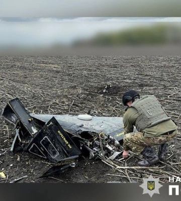 Полтавські вибухотехніки знешкоджують уламки ворожих дронів, які «приземлилися» на територію громади