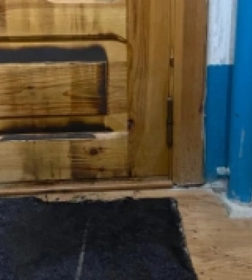 У Рівному росіянин підпалив двері військовому